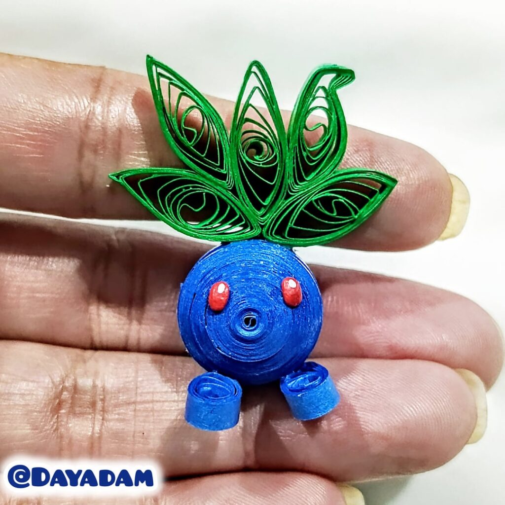 I made another Pokémon for my daughter, this time a Oddish ☺️💖