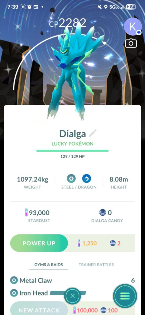 Shiny Dialga Lost Forever