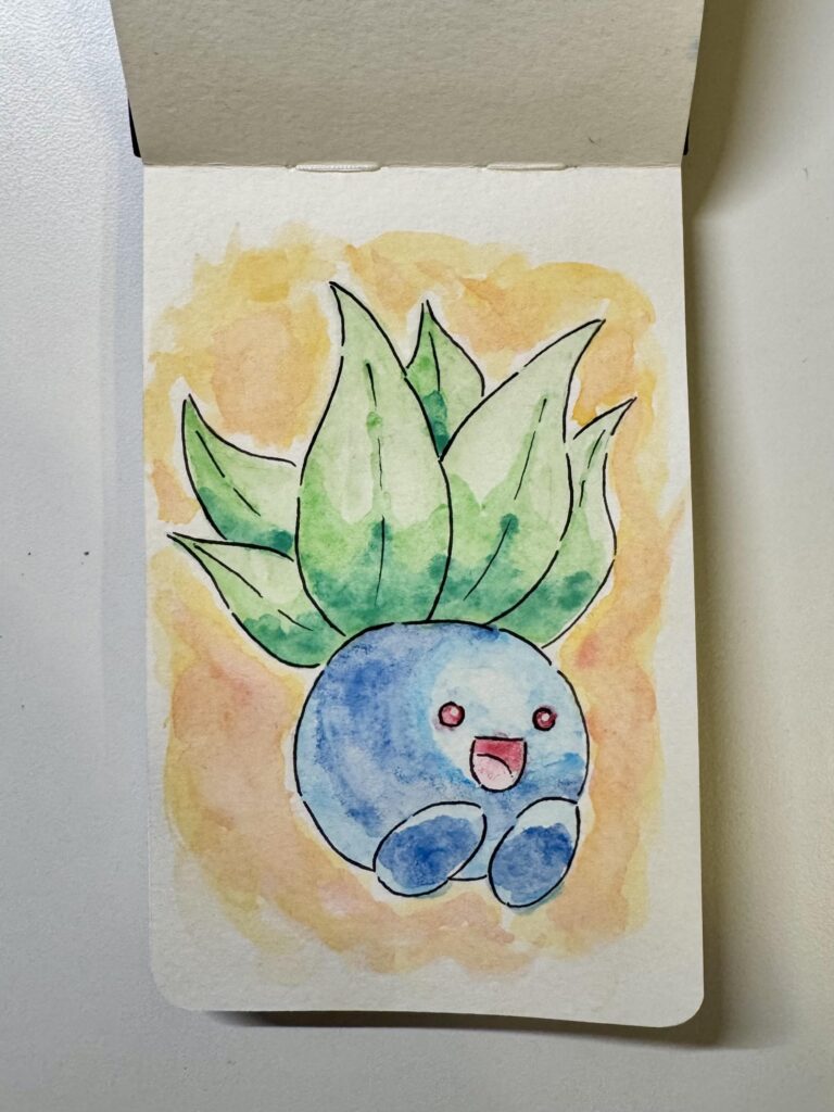 [OC] Oddish Watercolor