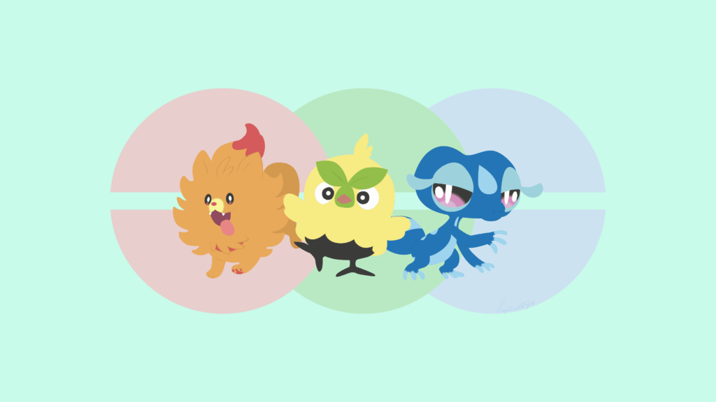 Gen 10 Starters (Vector Art)