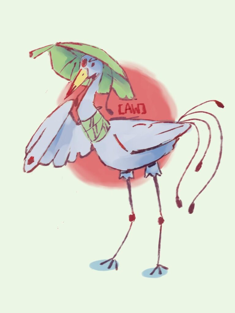 Samurai crane Pokémon [OC]