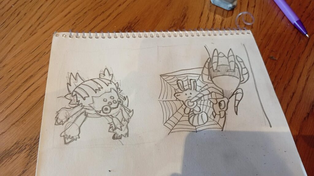 Drew some cutesy Pokemon! [oc]