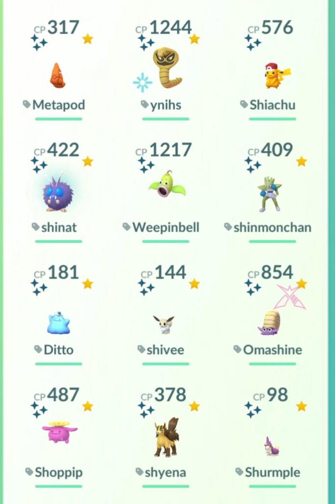 My Shiny collection