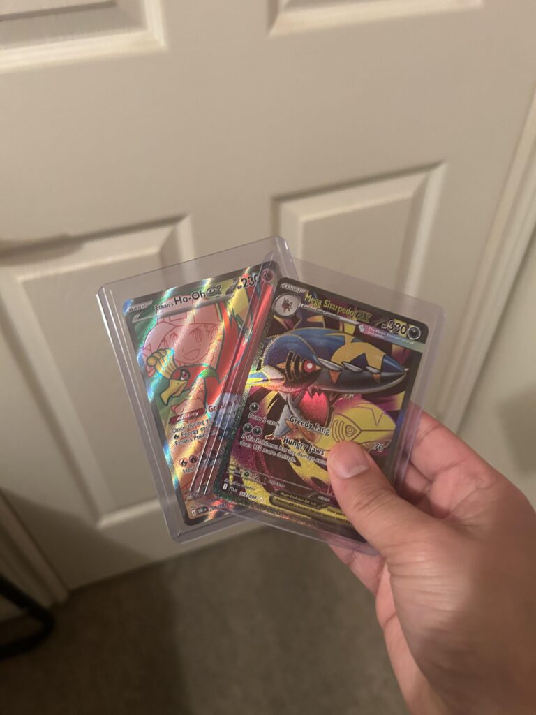 Ho-oh and sharpedo ultra rare