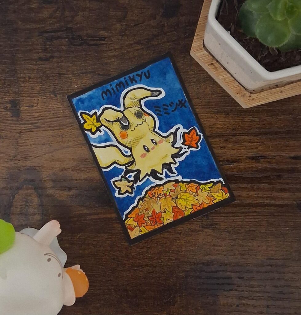 I made some tiny Pokemon Art