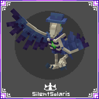 A fakemon based on the Minecraft Phantom for my Cobblemon Addon, Tormniac!