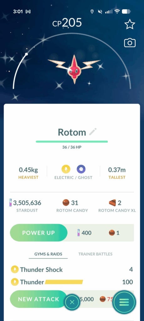 Rotom shiny confirmation!!