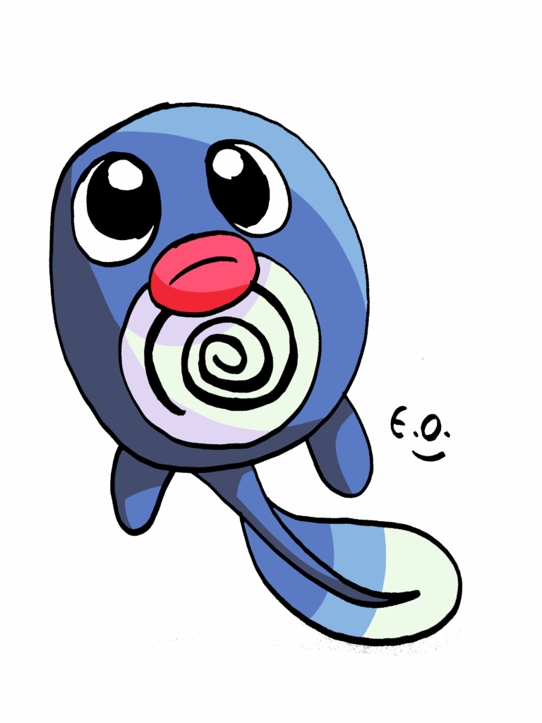 [OC] My simple drawing of Poliwag
