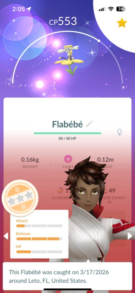 Shiny yellow flabebe!!