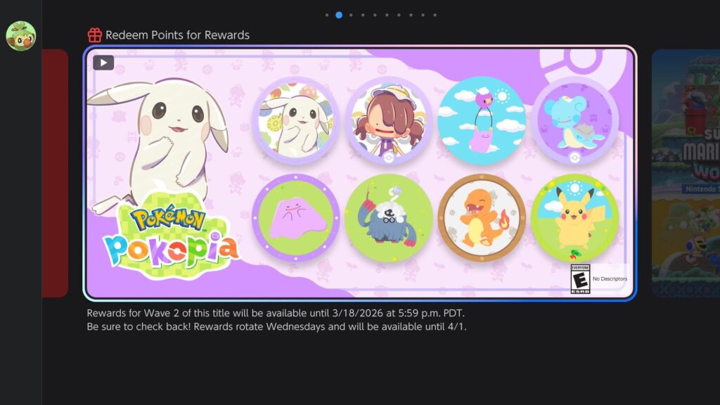 Wave 2 of the Pokémon Pokopia NSO icons are now available