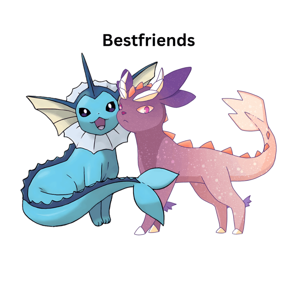 Just got the idea of pairing my Fakemons to other Official Eeveelutions 😆