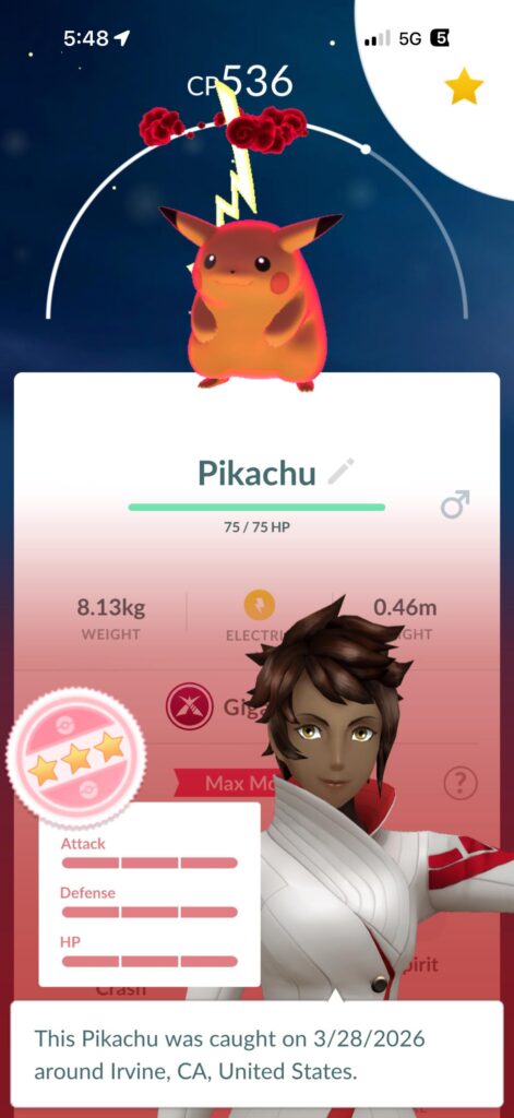 First G-Max Pika Raid