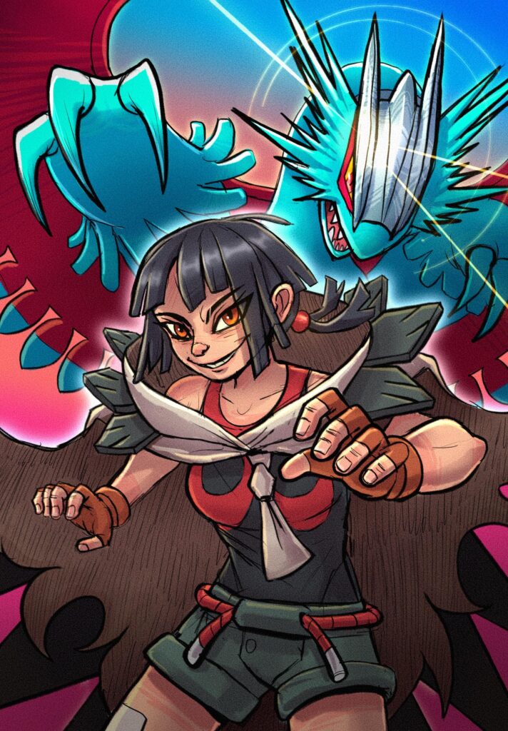 Zinnia and Roaring Moon [OC]