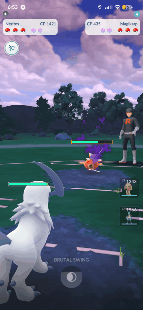 My man sent out nothing but magikarp