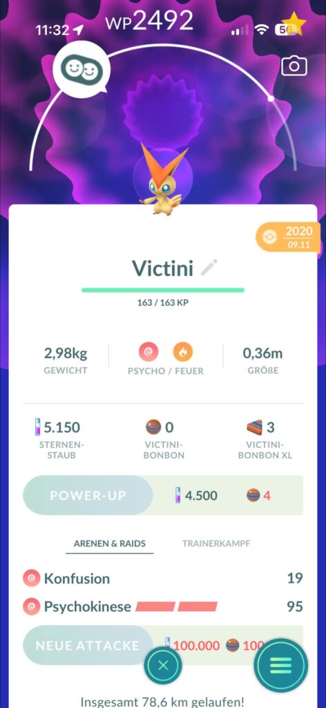 What is the best charge attack for Victini ?