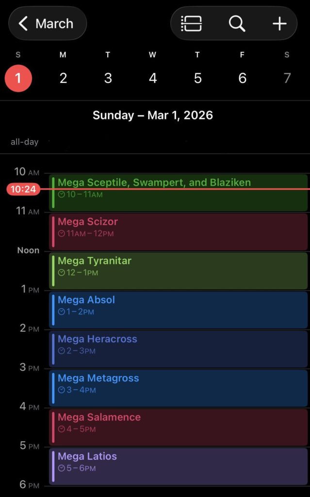 03/01/2026 Mega Raids