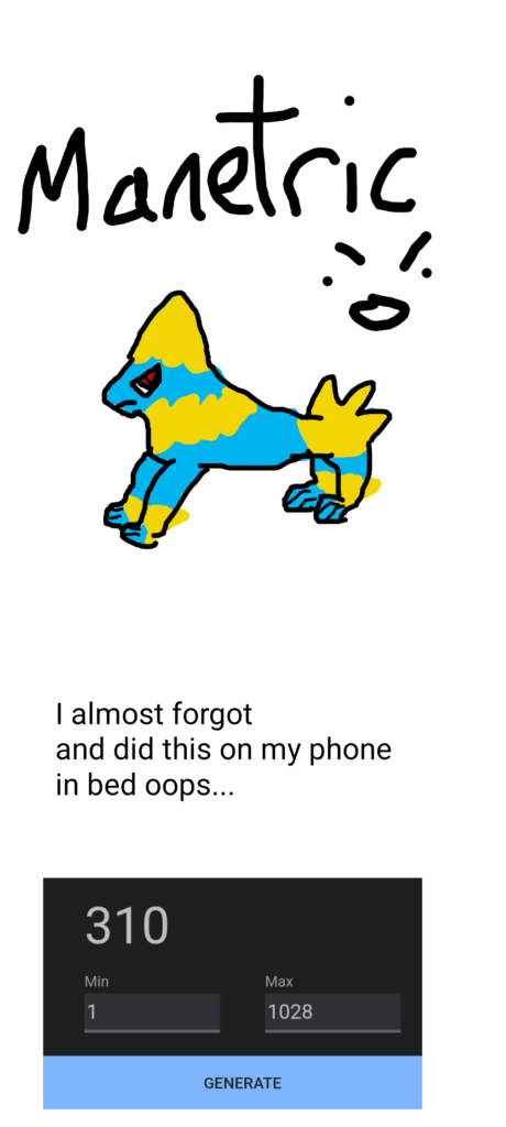 I'm not an artist. drawing a random pokemon from memory every day until winds and waves comes out :D day twenty: