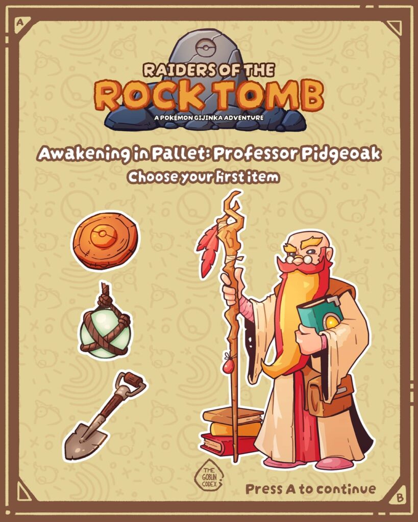 (OC) Awakening in Pallet: Meet Professor Pidgeoak