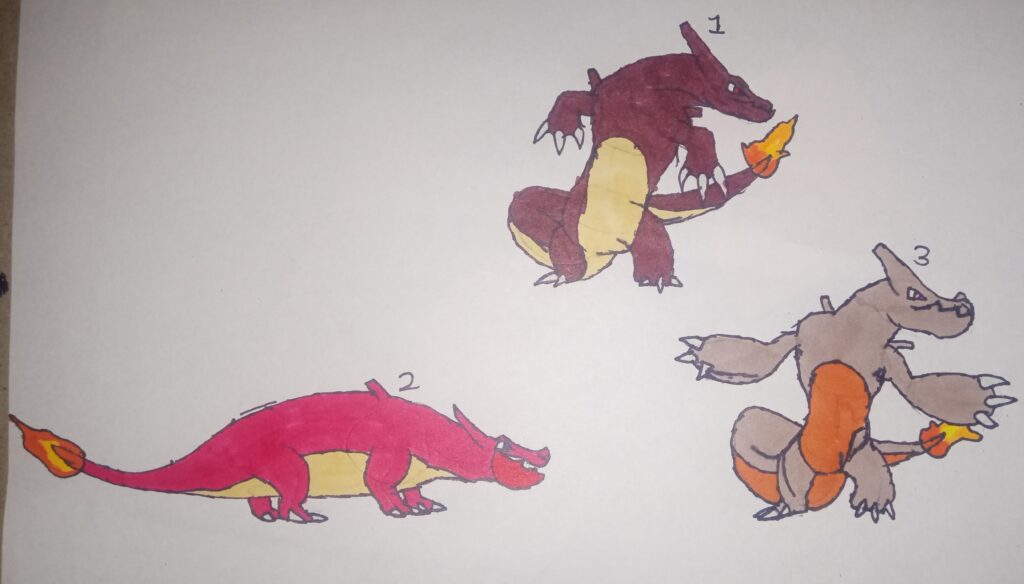 Here's some concept art of an Alternate Evo for Charmeleon