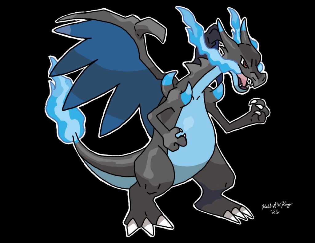 Mega Charizard X Fan Art