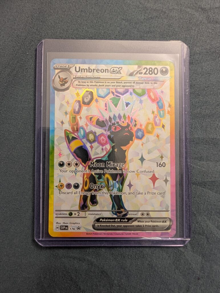 Finally found a place close to where I live that sells single cards. I just added this beauty to my collection!