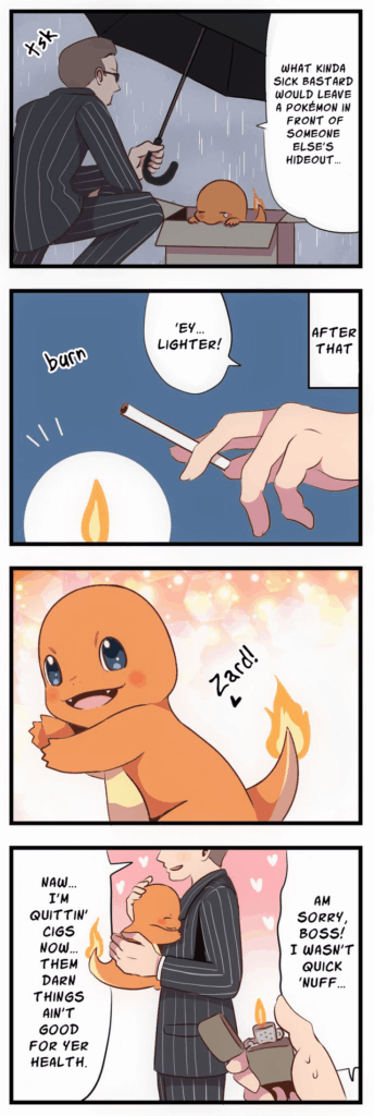 The Charmander that became a subordinate (@pakkopako)