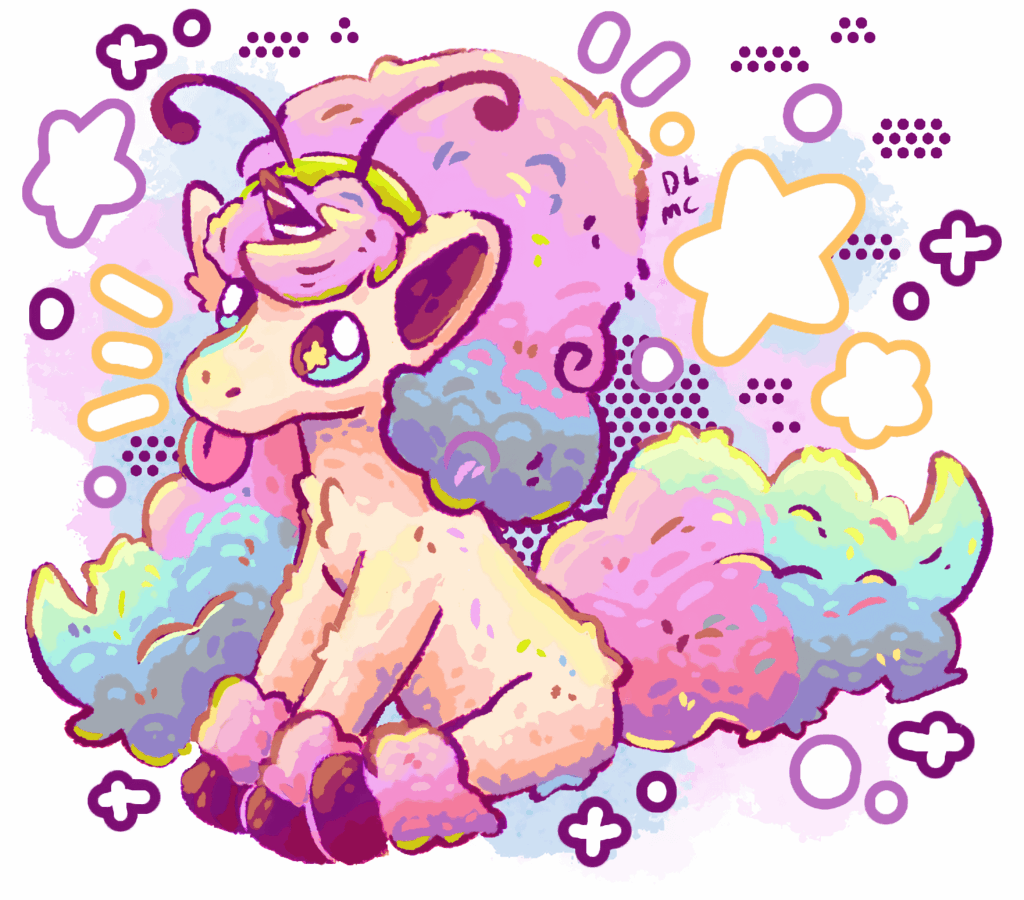 My secret 7th team member of my bug-type team! [OC]