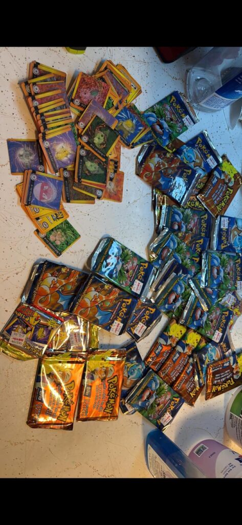 Sooo, my aunt just found this in her basement. She informed me that she had these packs last year, but she couldn’t find them when she looked. And here they are finally. Unbelievable.