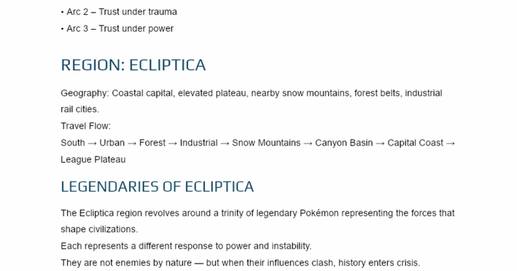 I’m making a Pokémon fan fiction and would love some feedback