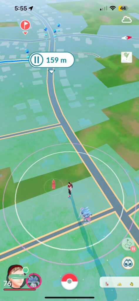 Why do I randomly lose my route, and why is it 159m away instead of where I’m at? (Further explanation below)