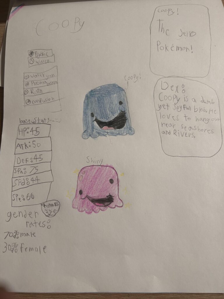 My brothers fakemon!