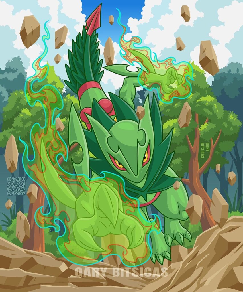 [OC] Sceptile Commission