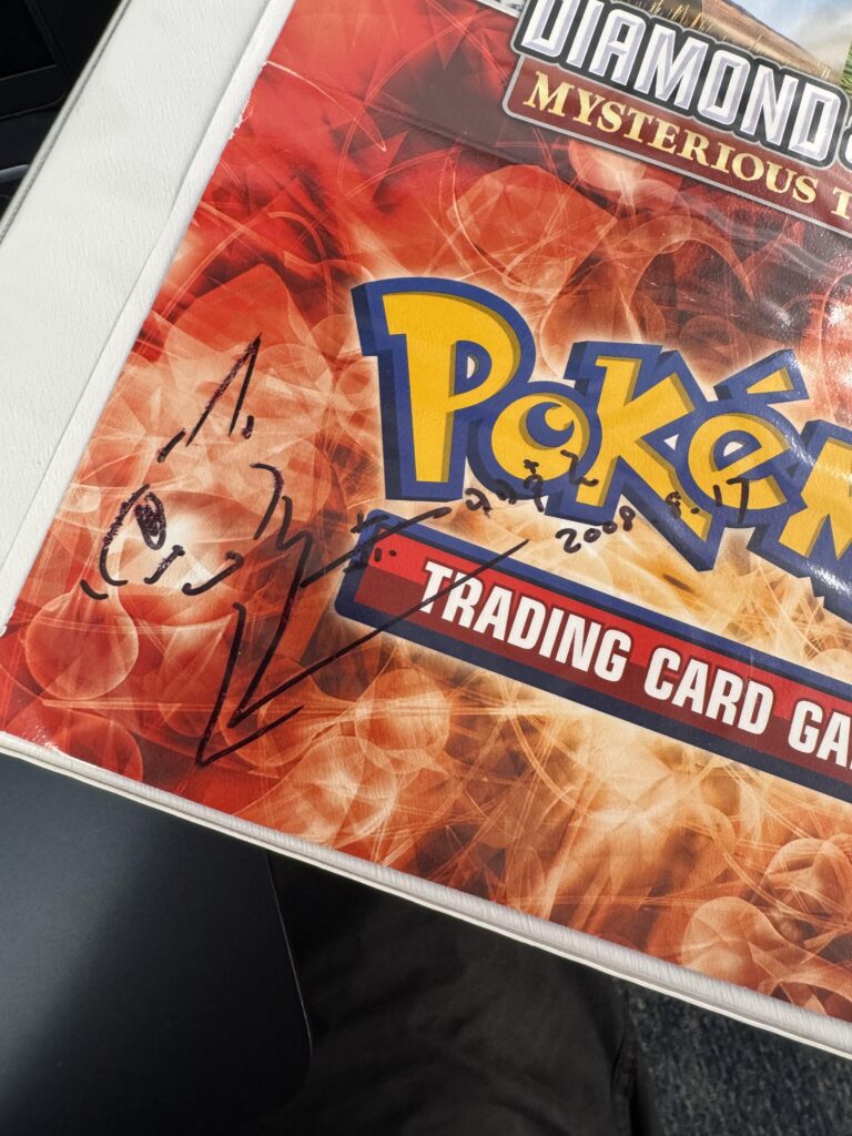 Who’s signature is this?