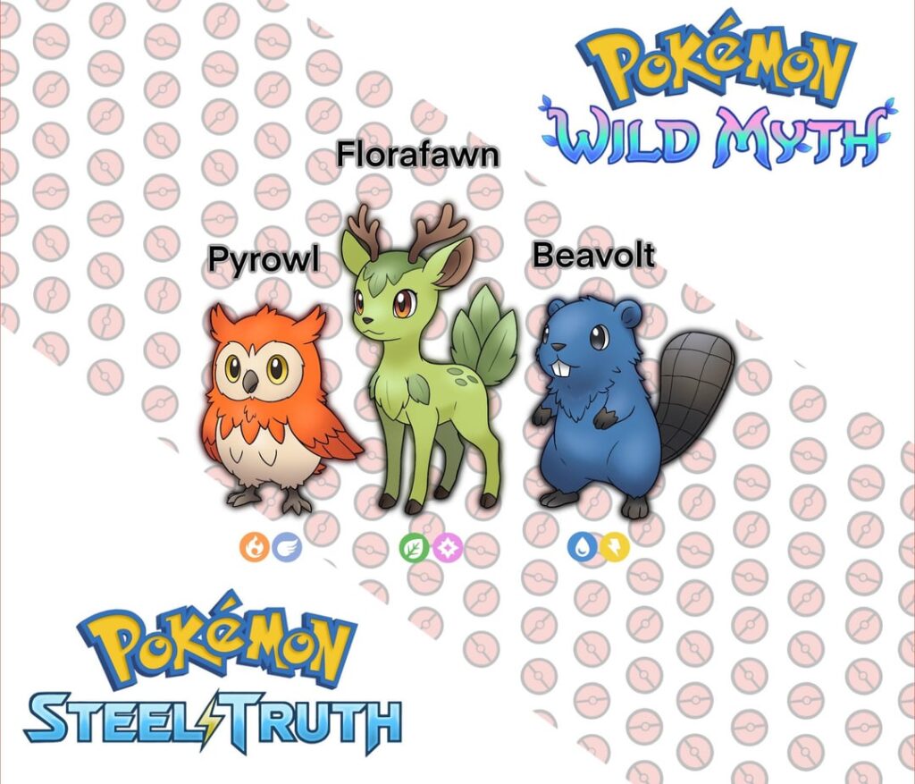 Final Design’s for Florastra’s Starters