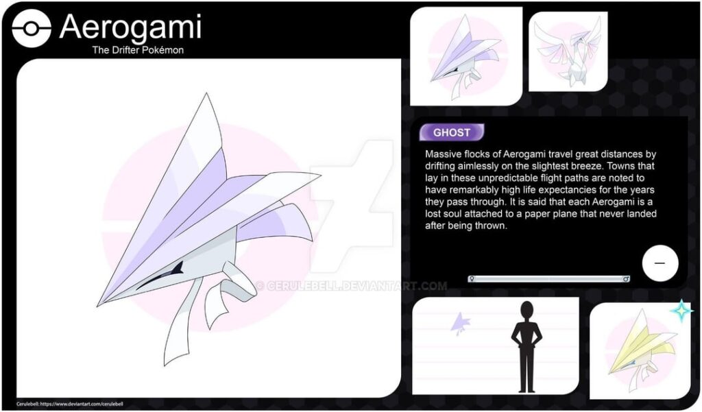 Origami Fakémon | Artwork By [Cerulebell]