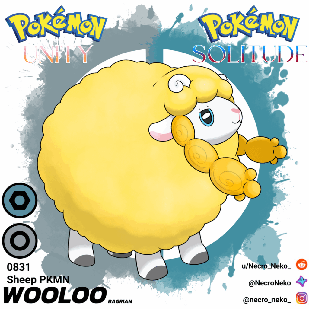 Regional wooloo and it's new evolution for Bagra region(fakemon region inspired by the country of Georgia)