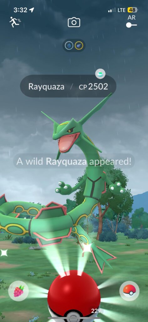 Didn’t think using kyruems ice burn would make the legendary run off lol happen to anyone else ? ( I tell myself it would have left )