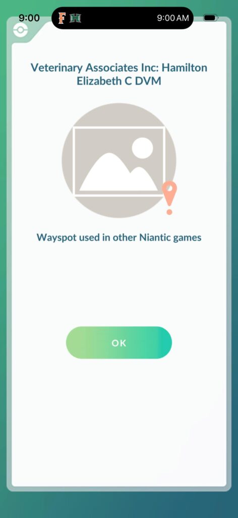 Is there anyone I can get this a waypoint in pokemon go as it’s my work and I would love to have one when I’m there
