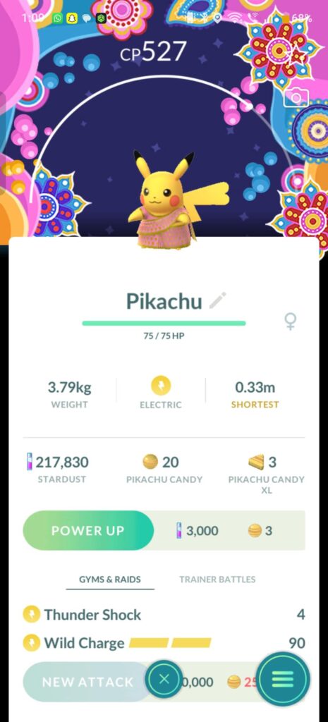 Background Sari Pikachu