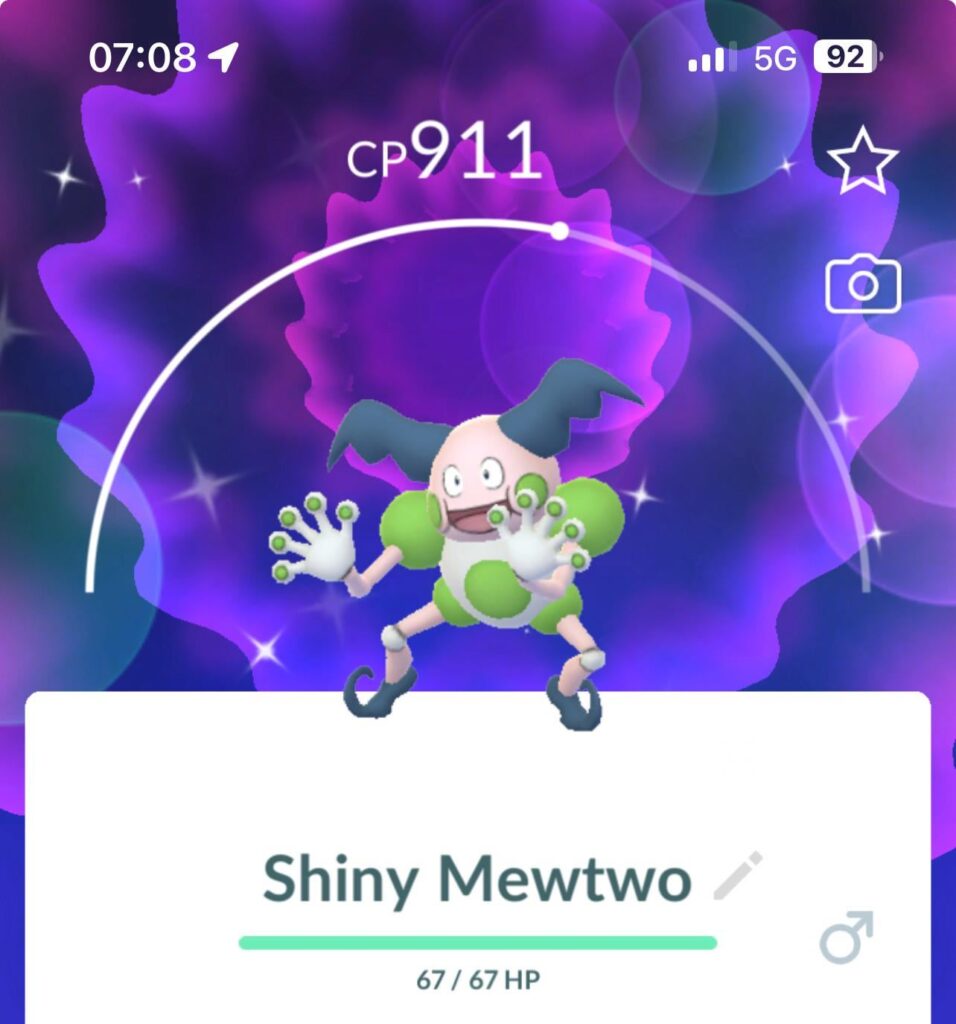 I GOT A SHINY MEWTWO