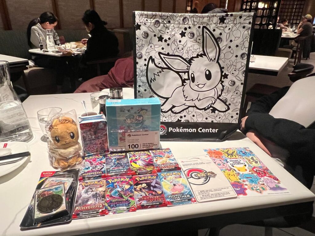 I got to tour Pokémon USA headquarters yesterday in Seattle. My daughter lucked out with some gifts and also some allowed pics from inside.