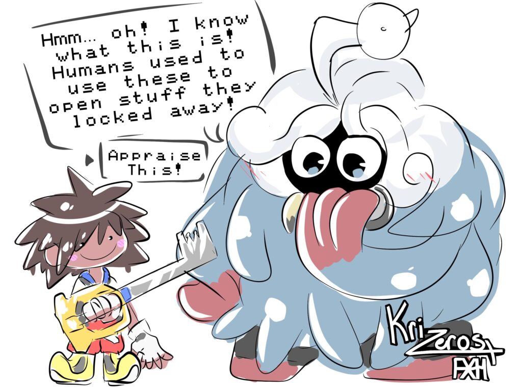 (My Art) Ditto brings a new item for Prof Tangrowth