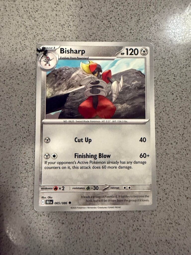 Error Card? Has anyone ever seen this. Circular dark ink spot on a card straight out of the pack.