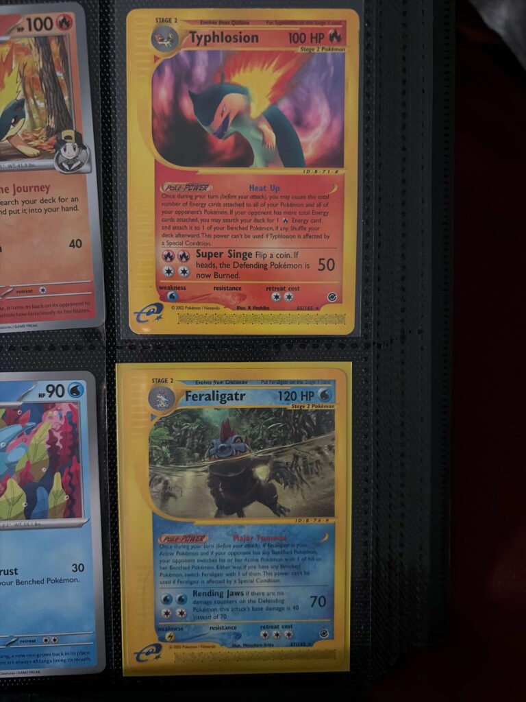 I just love the early 2000s cards picked up Typhlosion today