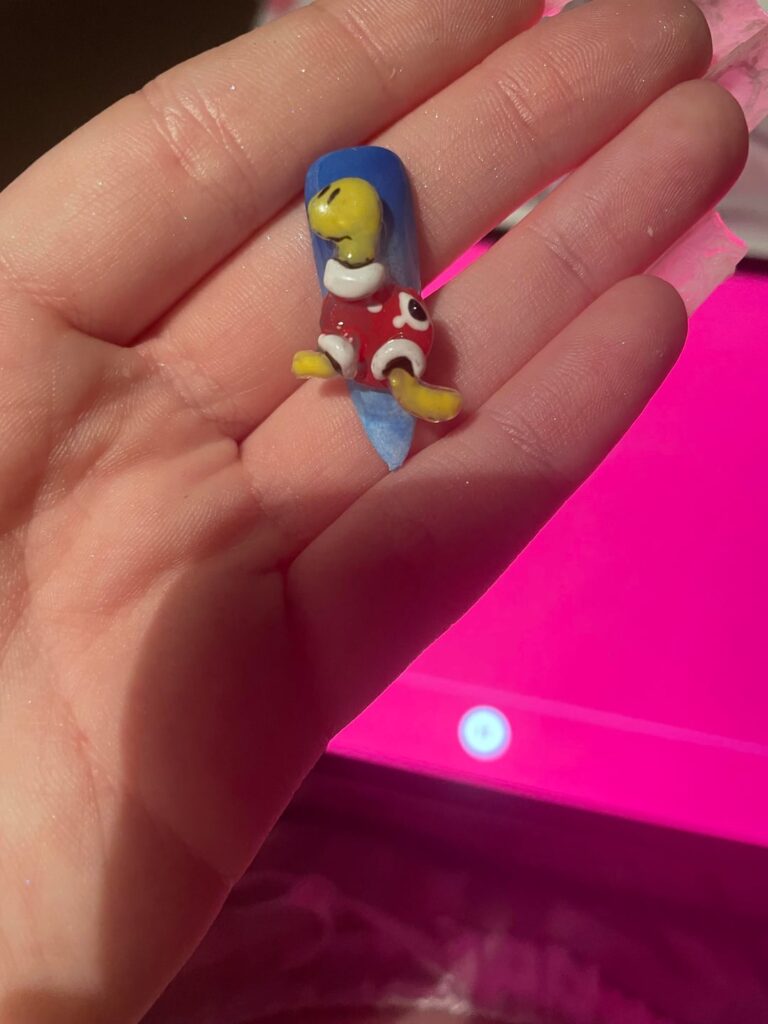 shuckle nail charm i sculpted