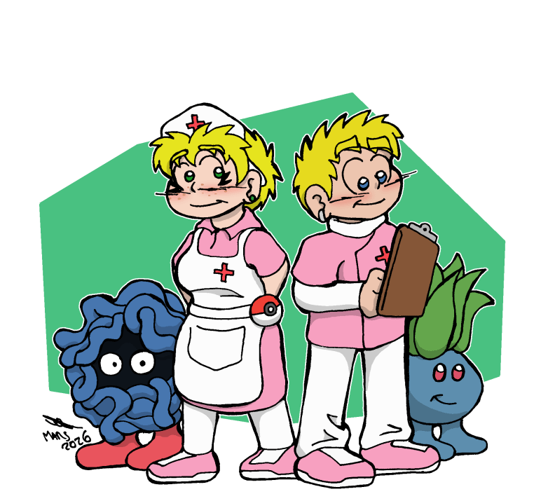 Just two Pokemon nurses