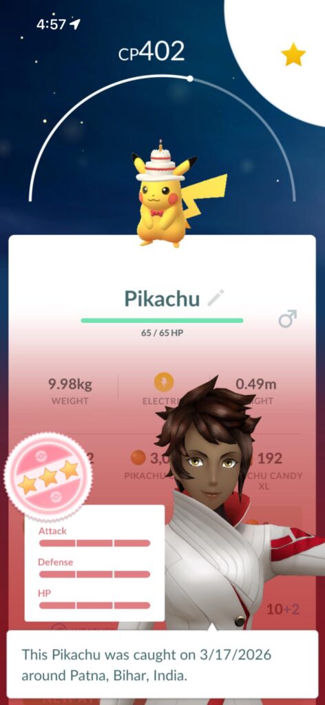 Reward from night treats collection challenge 🙂‍↔️