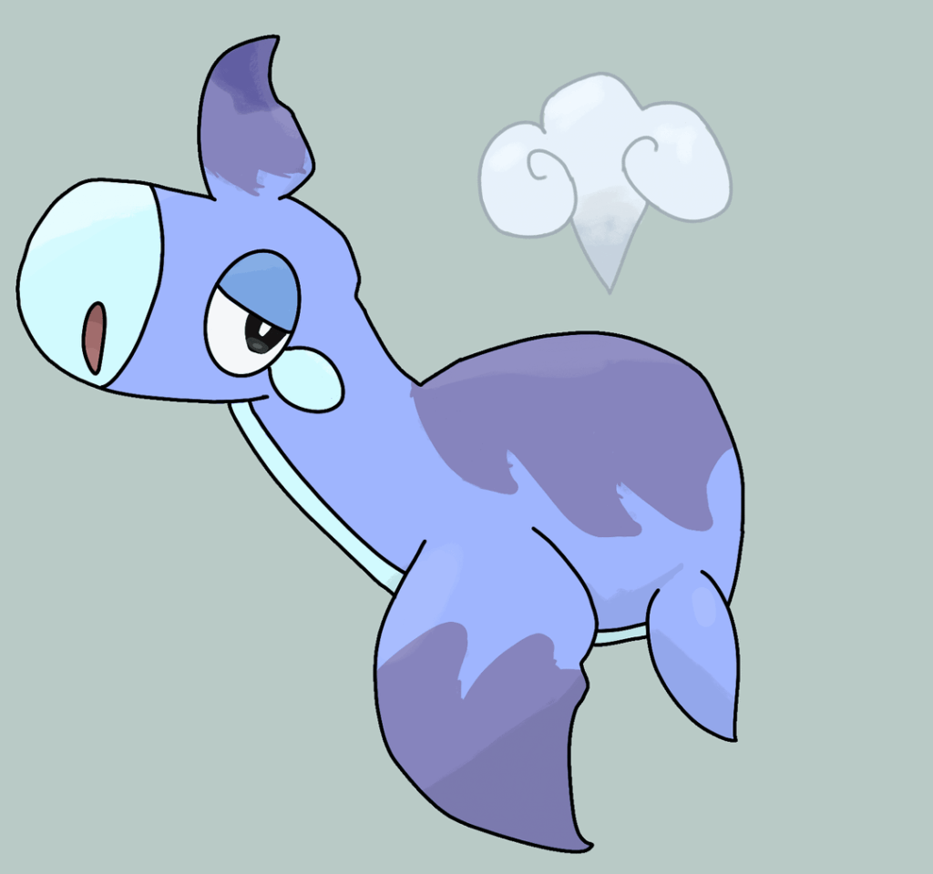 Descendants of numel and camerupt from a universe where team aqua won