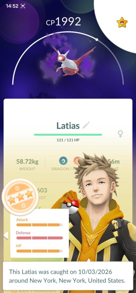 Should I purify my new Latias?