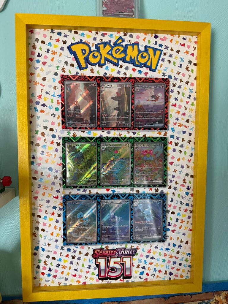Framed 151 starters evolution display